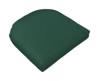 Casual Cushion  Green  Polyester  Seating Cushion  2.5 in. H x 18 in. W x 18 in. L