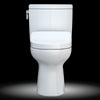 TOTO® WASHLET+® Drake® II 1G® Two-Piece Elongated 1.0 GPF Toilet and WASHLET+® S550e Contemporary Bidet Seat, Cotton White - MW4543056CUFG#01