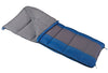 Wenzel  Blue/Gray  Sleeping Bag  3 in. H x 33 in. W x 78 in. L 4 pk