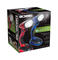 IDEAWORKS As Seen On TV 7-1/2 in.   Gloss Assorted Cordless Desk Lamp