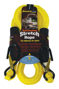 Cordzilla Secureline Yellow Polypropylene/Steel 400 lbs. Capacity Bungee Cord 48 L x 0.31 Thick in.