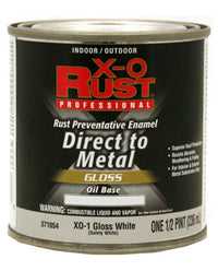 Premium Oil-Base Enamel, White Gloss, 1/2-Pt.