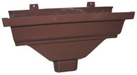 Genova  Repla K  2 in. H x 5 in. W x 13 in. L Brown  Vinyl  K  Gutter Drop Outlet