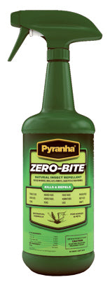 Pyranha  Zero-Bite  Liquid  Natural Insect Repellent  For All Animals 32 oz.