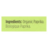 Spicely Organics - Organic Paprika - Case of 6 - 0.45 oz.