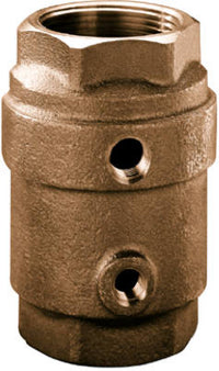 Control Center Check Valve, Brass, 1-1/4-In.