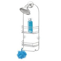 iDesign Rondo 21 in. H X 5 in. W X 8.75 in. L Silver Shower Caddy