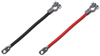 Battery Cable, Top Post, 2 AWG, Red, 48-In.