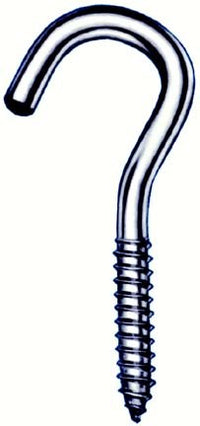 Hindley 44570 3-7/8 Stainless Steel Round Head Screw Hk Lag Thread (Pack of 20)