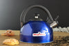 Sabal Blue Stainless Steel 2.1Qts. Tea Kettle