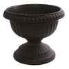 Bloem  Grecian Urn  10.5 in. H x 12 in. Dia. Plastic  Flower Pot  Black