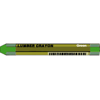 Dixon 4.5 in.   L Lumber Crayon Green 12 pc (Pack of 12)