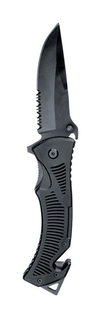 Wilmar  Northwest Trail  Black  Stainless Steel  8-1/2 in. Folding Knife