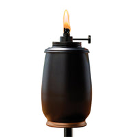 Tiki Black Ceramic 65 in. Kokomo Tabletop Torch 1 pc