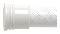 Zenith  Shower Curtain Rod  72 in. L White