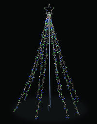 Celebrations  LED  Multi  7 ft. Yard Decor  Large Multicolored Cluster String Tree