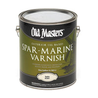 Old Masters Satin Clear Oil-Based Marine Spar Varnish 1 gal (Pack of 2)