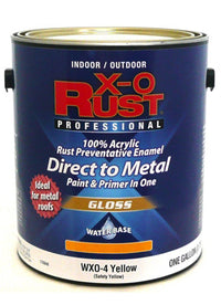 Rust Preventative Paint & Primer, Direct to Metal, Gloss Yellow, Gallon (Pack of 2)