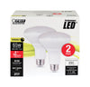 Feit Electric BR30 E26 (Medium) LED Bulb Soft White 65 Watt Equivalence 2 pk