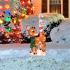 32" Rudolph 2D Pre-Lit Yard Art,  Rudolph Pole