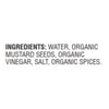 Woodstock Organic Stone Ground Mustard - Case of 4 - 128 OZ