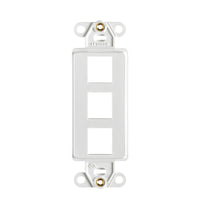 Leviton White 1 gang Thermoplastic Decora Wall Plate 1 pk