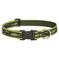 Lupine Pet Original Designs Multicolor Brook Trout Nylon Dog Adjustable Collar