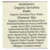 Road's End Organics Shells and Cheese Pasta - Cheddar Style - Case of 12 - 6.5 oz.