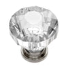 Hickory Hardware HH74689-CA14 1-1/4" Crysacrylic Polished Nickel  Crystal Palace Cabinet Knob