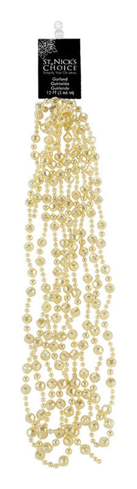 Dyno Crystal Bead Bead Garland Gold Plastic 1 pk (Pack of 24)