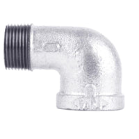 STZ Industries 1-1/2 in. FIP X 1-1/2 in. D MIP Galvanized Malleable Iron 90 Degree Street Elbow