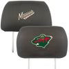 NHL - Minnesota Wild Embroidered Head Rest Cover Set - 2 Pieces