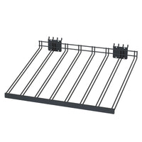 Wiremasters 3.5 in.   H X 22.5 in.   W X 18 in.   L Black Sprinkler Head Wire V4A Display Shelf Meta