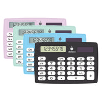 TrackBack Assorted 8 digit Solar Powered Dual Power Calculator