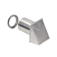 Broan-Nutone Silver Wall Cap Vent