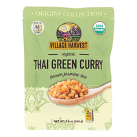 Village Harvest Organic Brown Jasmine Rice - Case of 6 - 8.5 OZ