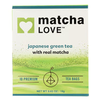 Matcha Love In Matcha Green Tea Traditional Flavor  - Case of 6 - 10 BAGS