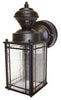 Heath Zenith Bronze Motion-Sensing Incandescent Wall Lantern