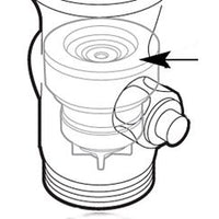 Flush valve piston control disc