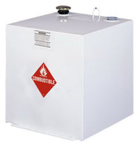 Liquid Transfer Truck Tank, White Steel, 50-Gal.