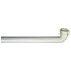 Lavatory/Kitchen Drain Arm, White Plastic, 15-In.