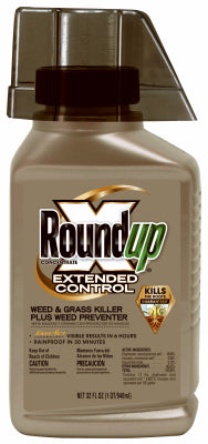 Roundup Extended Control Weed and Grass Killer Concentrate 32 oz