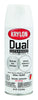 Krylon  Dual  Gloss  White  Paint + Primer Spray Paint  12 oz. (Pack of 6)