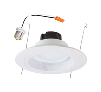 Halo Matte White 6 in. W Aluminum LED Retrofit Recessed Lighting 10.5 W