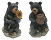 Alpine Corporation LWA112ABB 5" Bear Statuary Assorted Styles (Pack of 12)