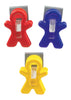 Adams 1.5 in.   W X 2.25 in.   L Assorted Colors Plastic Magnet Man Clips