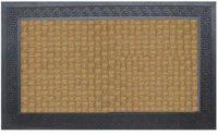 Doormat, Coir & Rubber, 20 x 30-In.