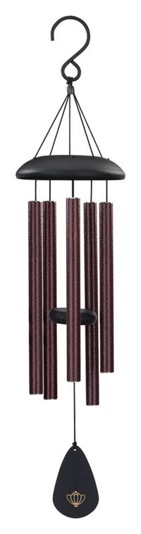 Regal Art & Gift Aluminum Black 25 in. Wind Chime