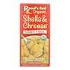 Road's End Organics Shells and Cheese Pasta - Cheddar Style - Case of 12 - 6.5 oz.