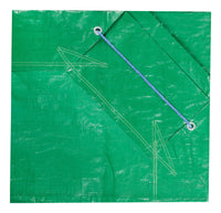 Yard Tarp 7 ft. W X 7 ft. L Heavy Duty Polyethylene Tarp Forest Green